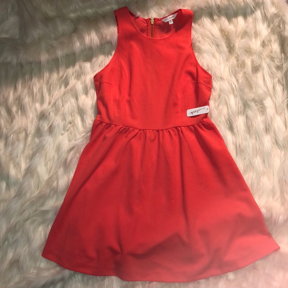 🌺Coral Charming Charlie Dress, NWT, Medium